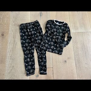Size 6 Kickee Pants bicycle pjs